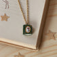 Mushroom book necklace