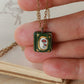 Mushroom book necklace