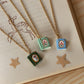 Mushroom book necklace