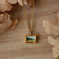 Landscape painting necklace