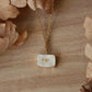 Landscape painting necklace