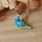 Peacock necklace