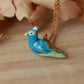 Peacock necklace