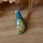 Peacock necklace
