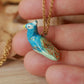 Peacock necklace