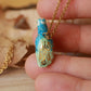 Peacock necklace
