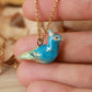 Peacock necklace