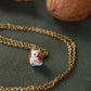 Hedgehog necklace - walnut box