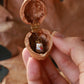 Hedgehog necklace - walnut box