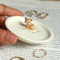 Fawn Ring Dish - Porcelain jewelry dish