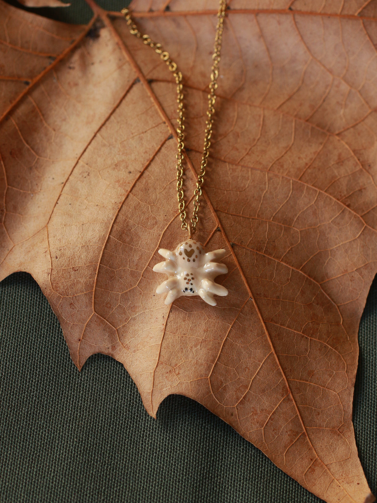 Spider necklace