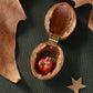 Sleeping squirrel necklace - walnut box