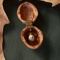 Barn owl necklace - nutshell box