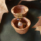 Barn owl necklace - nutshell box