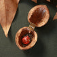 Sleeping Fox necklace - walnut box