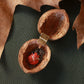 Sleeping Fox necklace - walnut box
