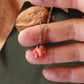 Sleeping Fox necklace - walnut box