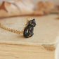Black cat necklace