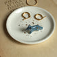 Wolf Ring Dish - Porcelain jewelry dish