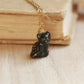 Black cat necklace