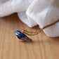 Blue tit necklace