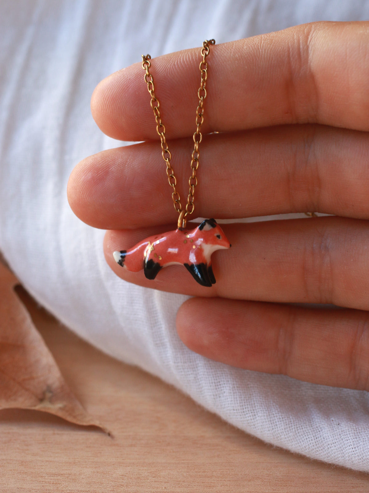 Fox necklace