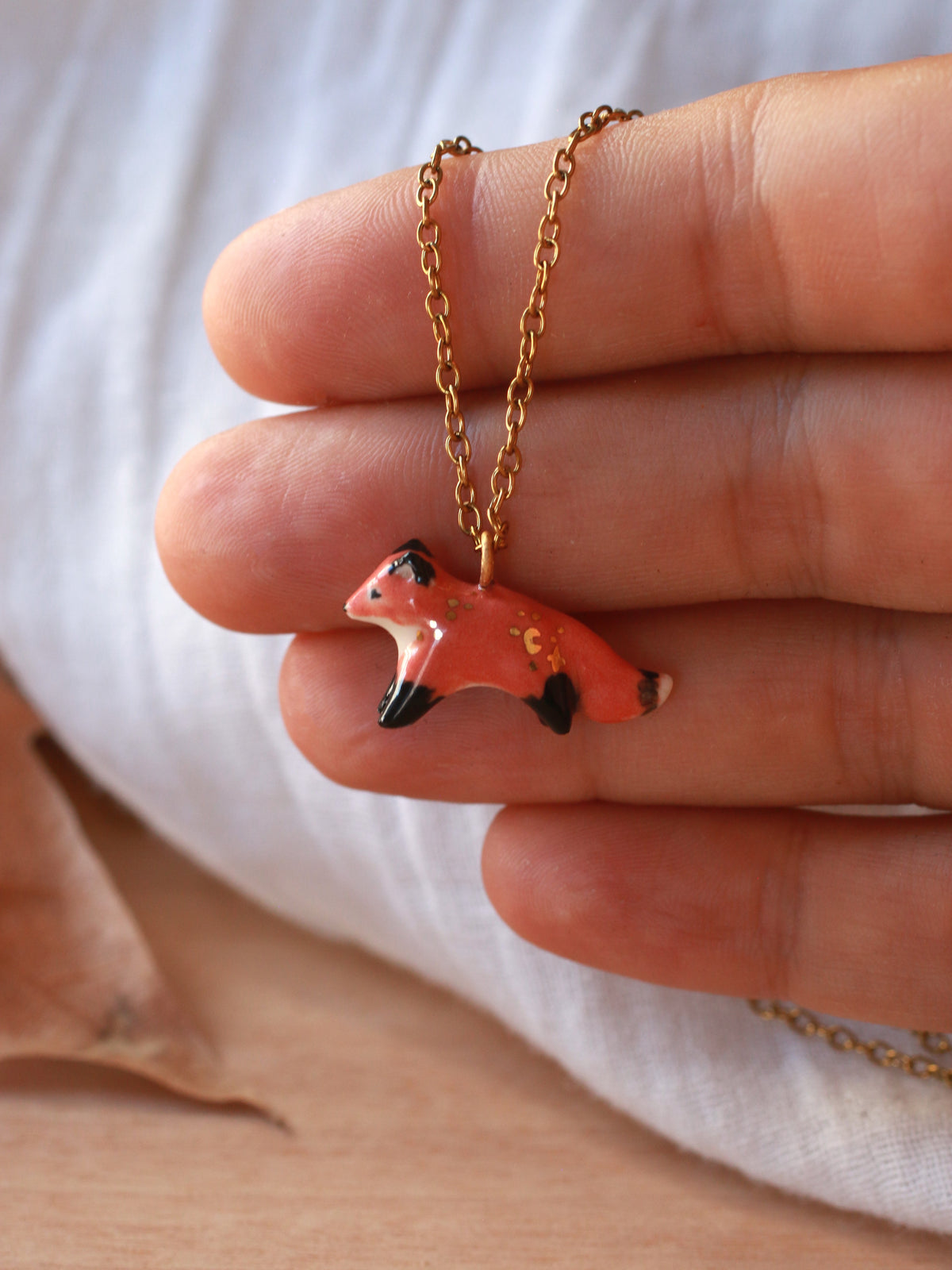 Fox necklace