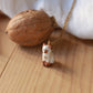Cat necklace - walnut box