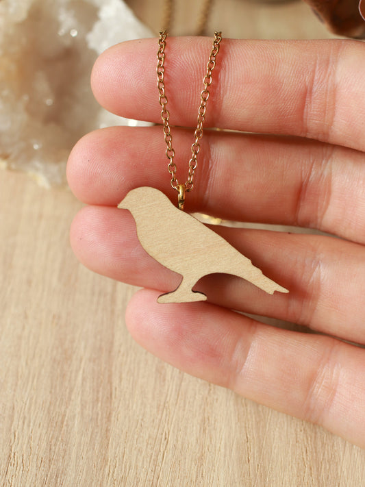 Goldfinch necklace - American goldfinch pendant