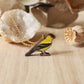 Goldfinch necklace - American goldfinch pendant