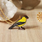 Goldfinch necklace - American goldfinch pendant