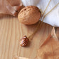 Fawn necklace - walnut box