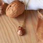 Fawn necklace - walnut box