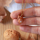 Fawn necklace - walnut box