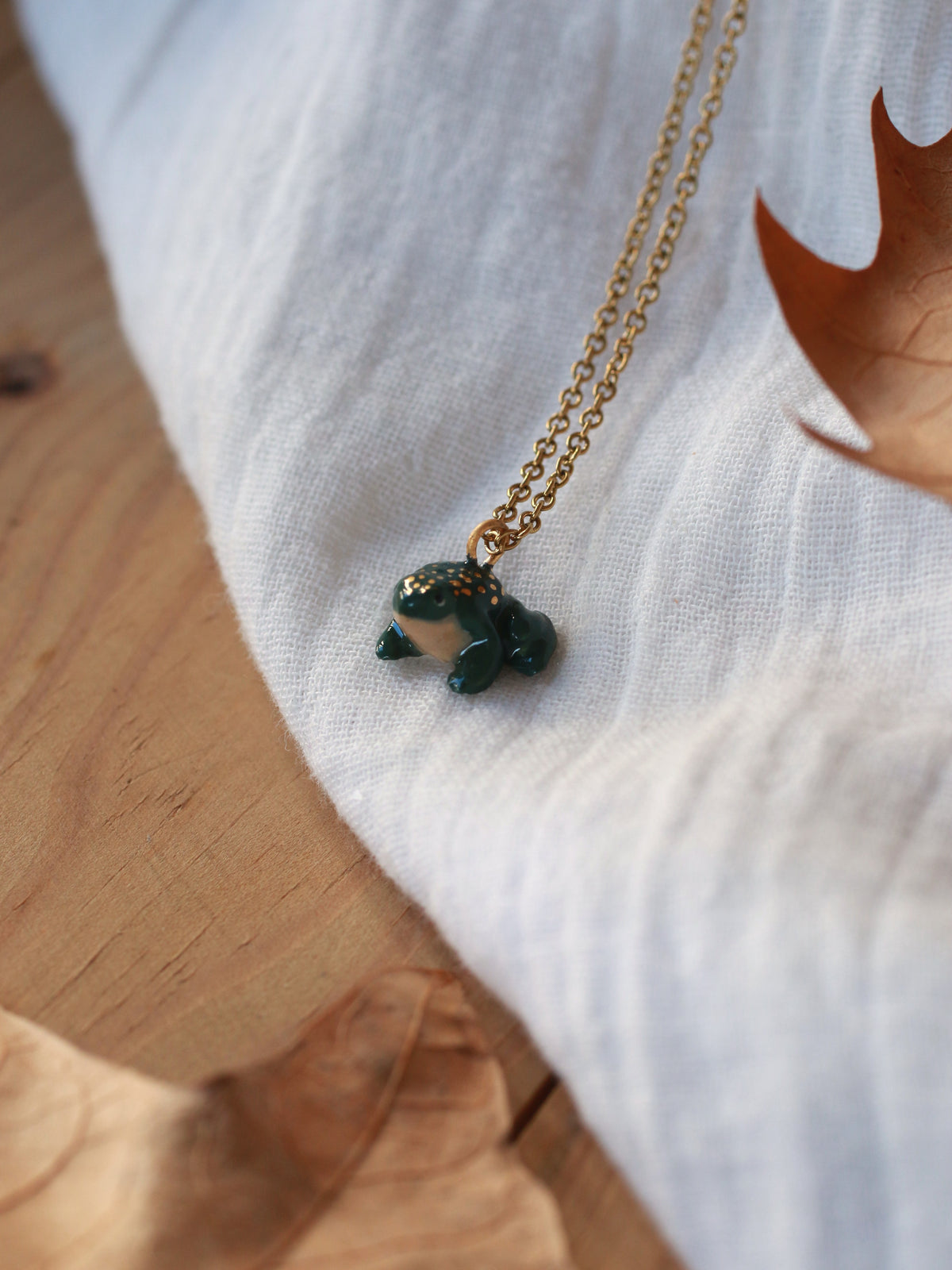 Frog necklace