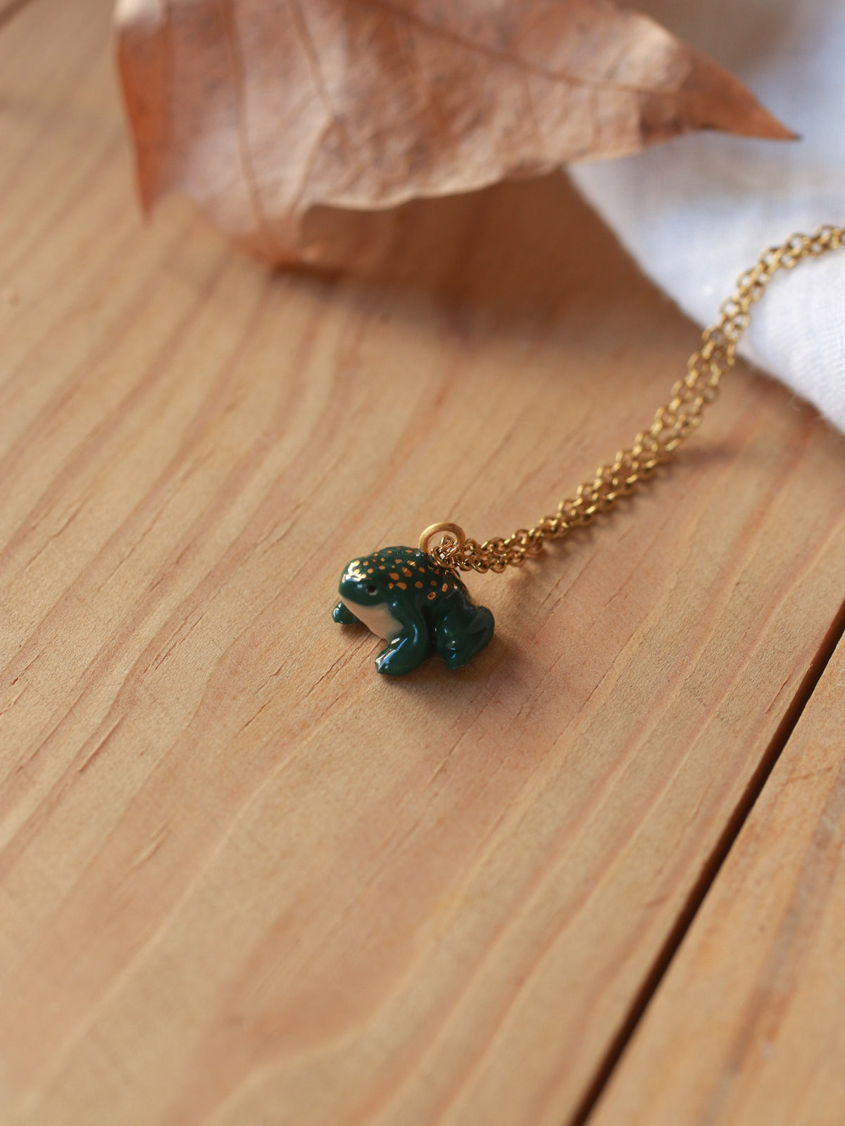 Frog necklace