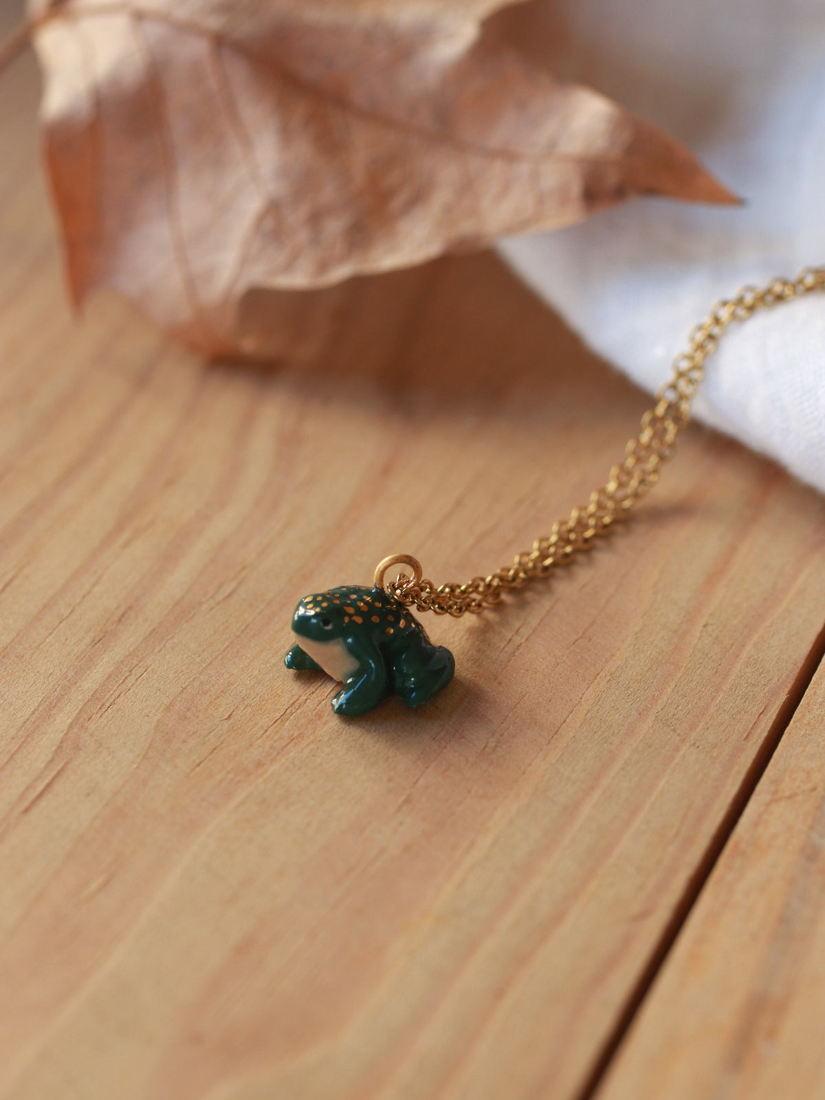 Frog necklace