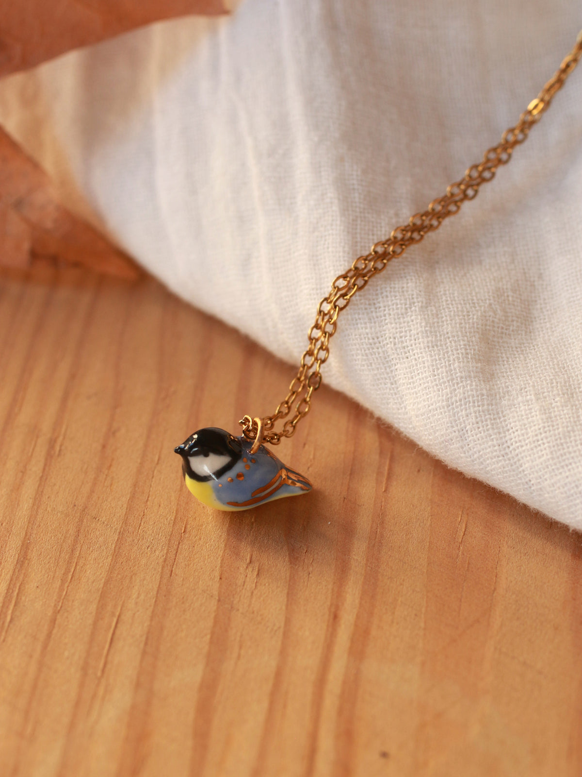 Great tit necklace