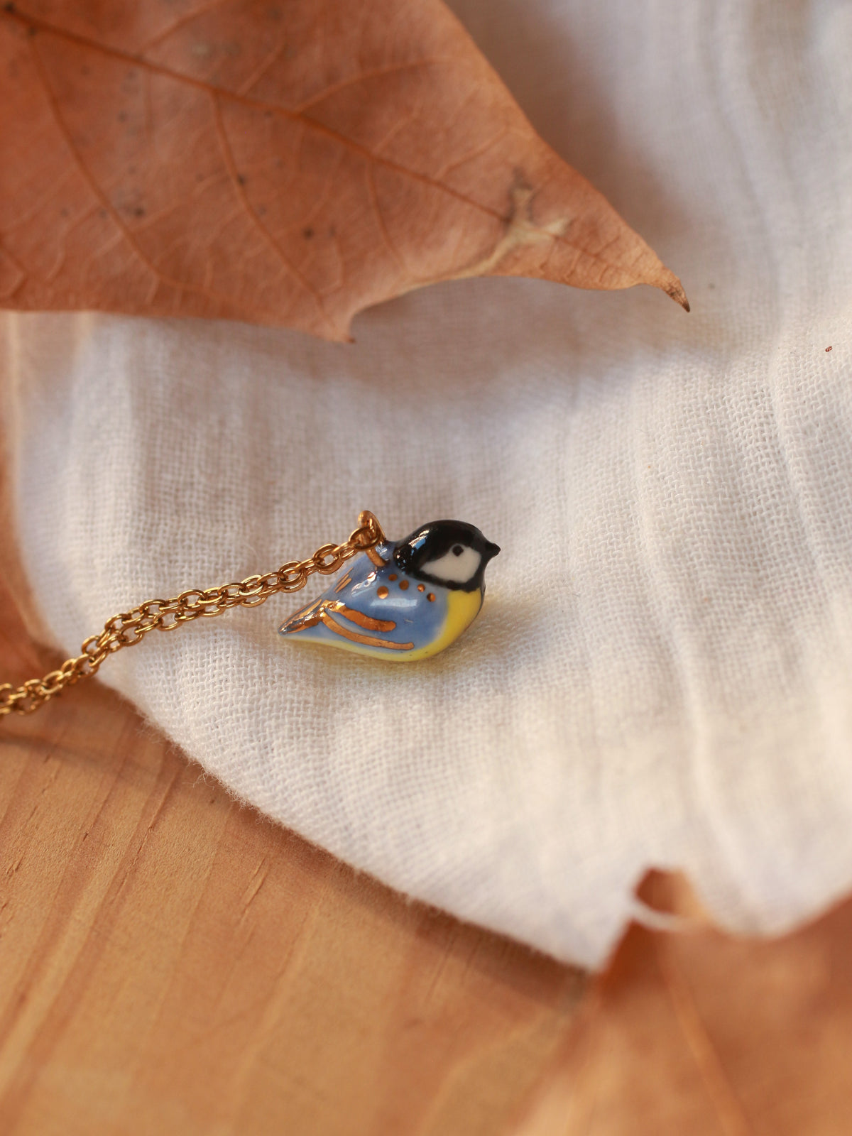 Great tit necklace