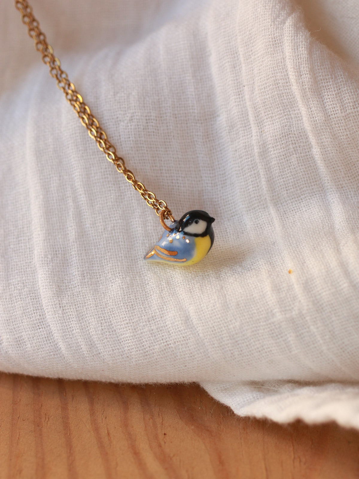 Great tit necklace