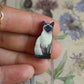 Siamese cat pin