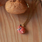 Sleeping Fox necklace - walnut box