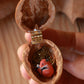 Sleeping Fox necklace - walnut box