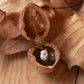 Barn owl necklace - walnut box