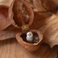 Barn owl necklace - walnut box
