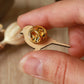 Chickadee wooden pin