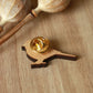 Chickadee wooden pin