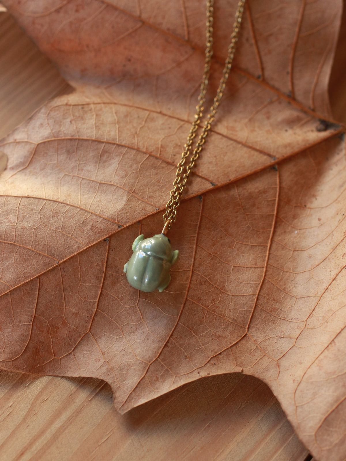 Bug necklace