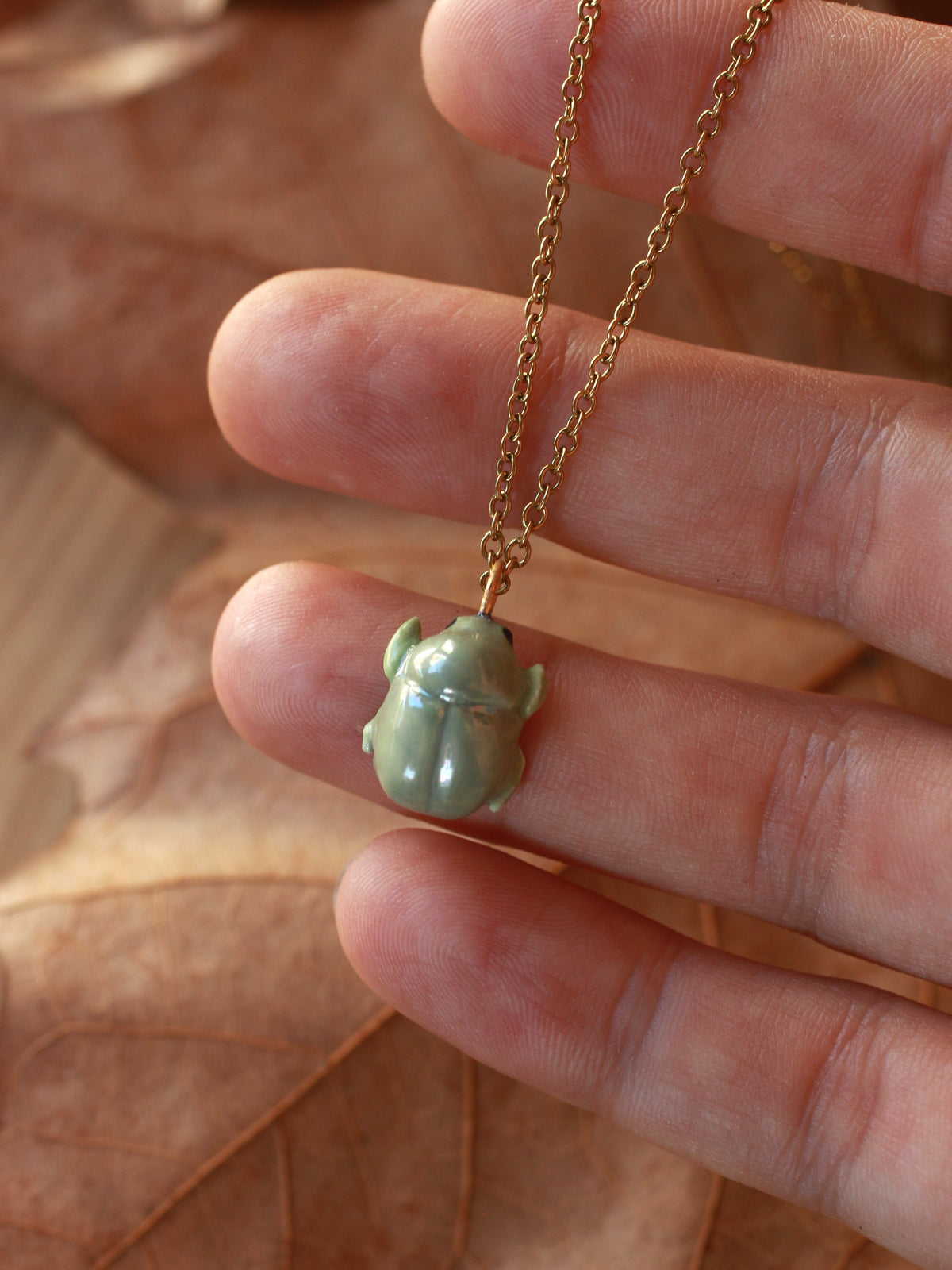 Bug necklace