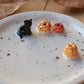 Black cat with pumpkins Ring Dish - Porcelain jewellery dish